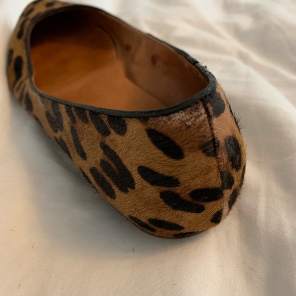 J. Crew Calf Hair Leopard Flats - Picture 5 of 8